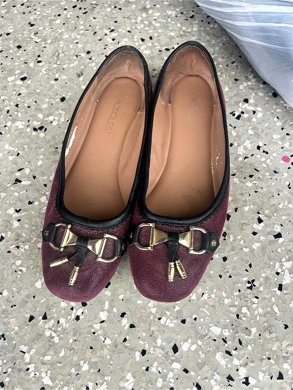 Erocoles Ballet Flats in Red